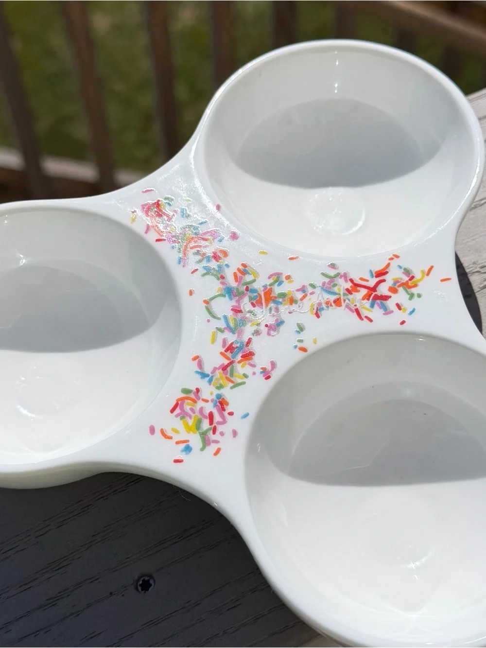 Jane Asher ‘Sprinkles’ Three Bowl Serving Caddy, 2007
